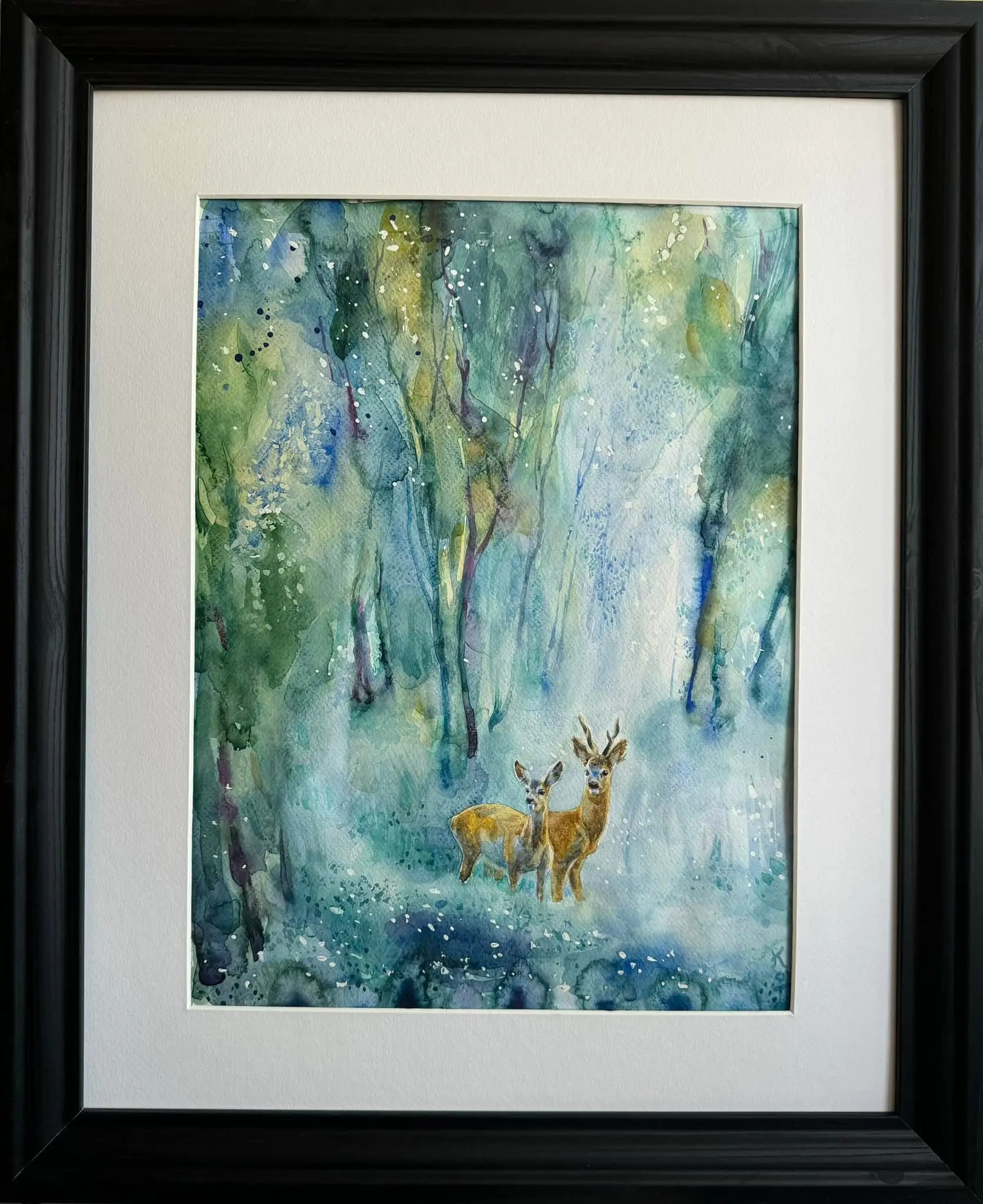 One of the most delightful moments of autumn 2024 was a commission from the actors of the Bagatela Theatre in Kraków. Przemysław Branny plays one of the leading roles in the theatre's production of "Death of the Beautiful Deer", and my painting was presented to him as a gift marking his 30th anniversary with the theatre.

My sincere thanks to Alina Kamińska for the wonderful idea, the commission, and the opportunity to be part of such a special occasion. Hearing my name spoken from the stage of this renowned theatre, in the very heart of Kraków, is a memory with many facets — one that will bring me joy for years to come.