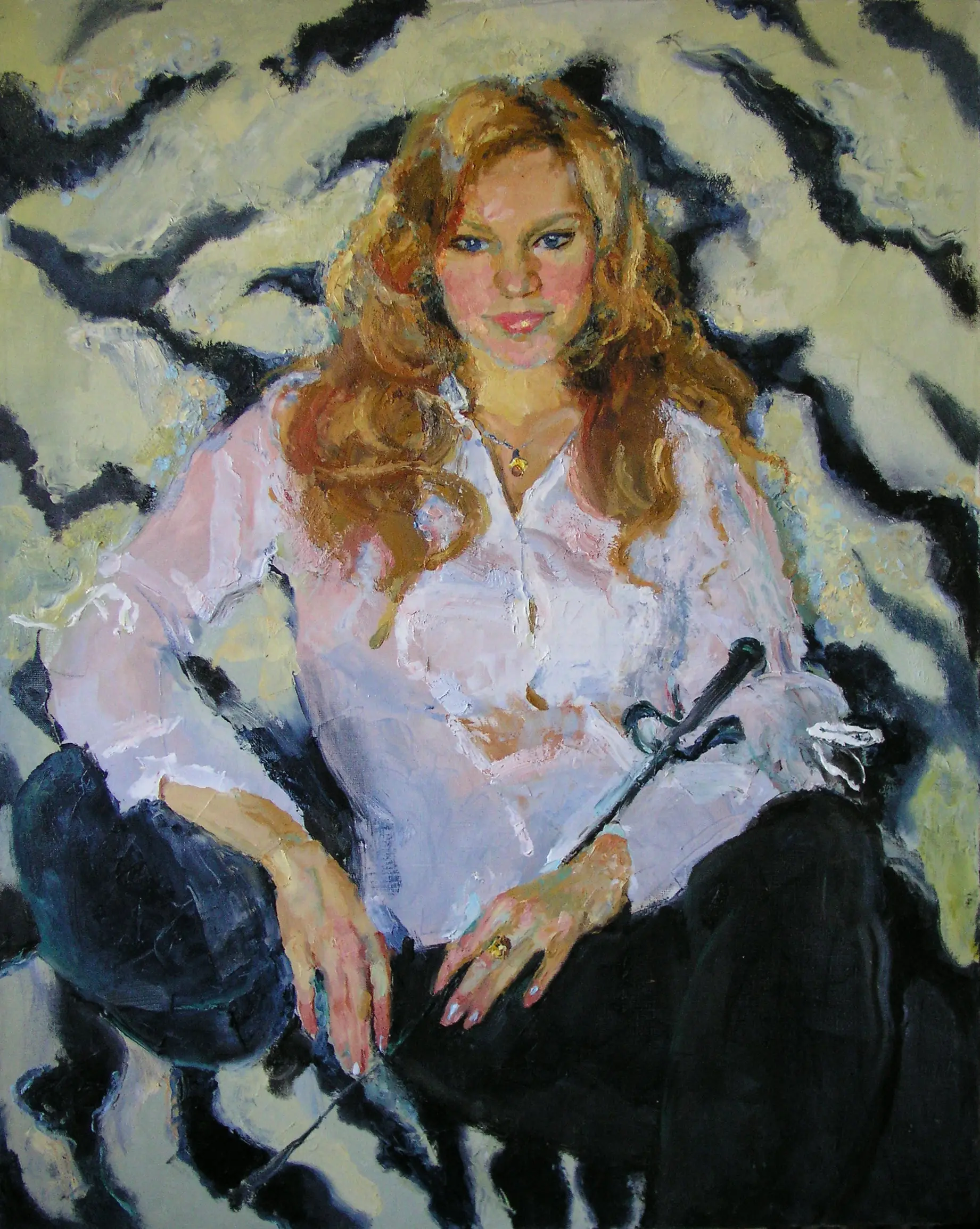 Portrait of the artist Tatiana Tomako