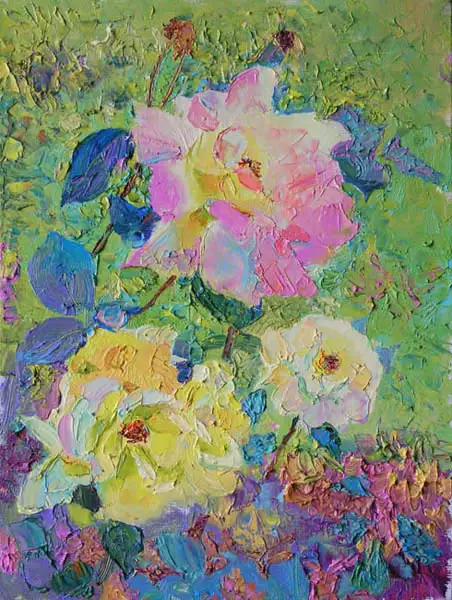 Roses In The Garden